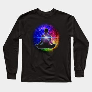 Energy Flow Zen Meditation Long Sleeve T-Shirt